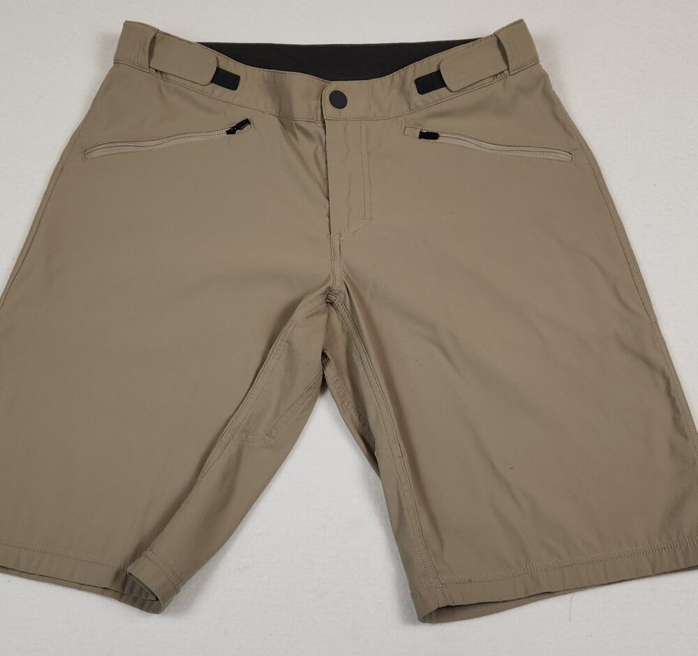 Icebreaker Men's Nylon Activewear Shorts, Tan Sz M